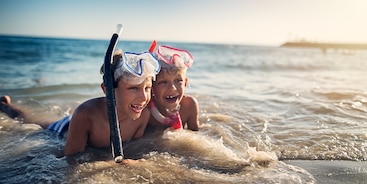 Kinderen in de zee